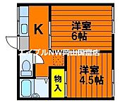岡山市中区赤田 2階建 築39年のイメージ