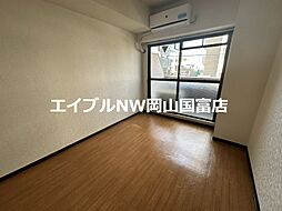 岡山電気軌道東山本線 門田屋敷駅 徒歩1分の賃貸マンション 2階ワンルームのリビング/ダイニング
