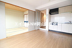 岡山電気軌道東山本線 門田屋敷駅 徒歩13分の賃貸マンション 1階3LDKのリビング/ダイニング