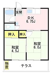 松江ハウスの間取図画像