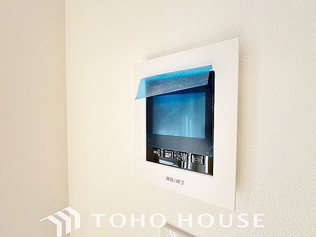 「見える安心」をカタチにしました。誰が来てもわかる様にモニター付きインターホンを設置。