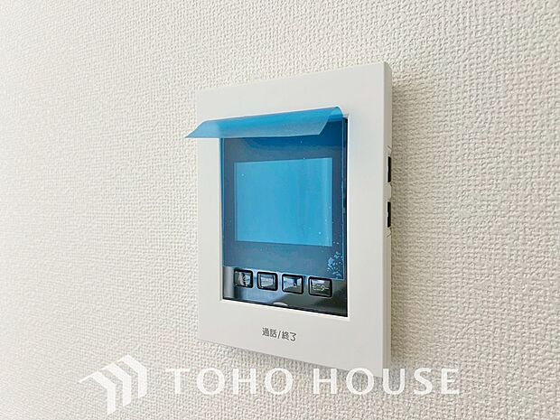 「見える安心」をカタチにしました。誰が来てもわかる様にモニター付きインターホンを設置。