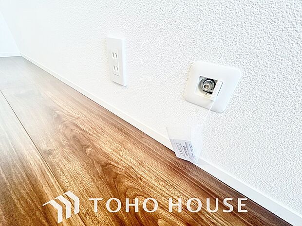 リビングにはガスコンセントを標準で設置されております。暖房はもちろんお鍋にも、冬場は重宝する設備です。