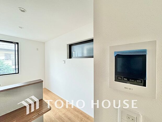 見える安心をカタチにしました。誰が来てもわかる様にモニター付きインターホンを設置。