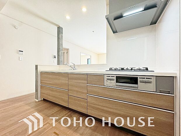 広々としたキッチンスペースで作業ができると、毎日のお料理も楽しくできそうですね。