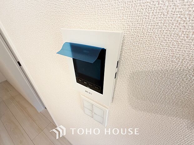 見える安心をカタチにしました。誰が来てもわかる様にモニター付きインターホンを設置。