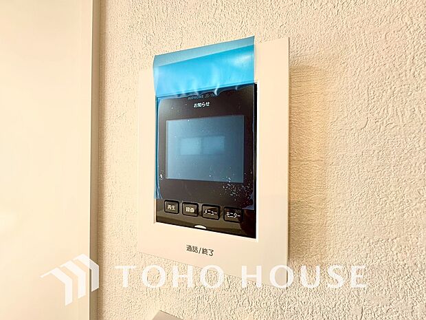 見える安心をカタチにしました。誰が来てもわかる様にモニター付きインターホンを設置。