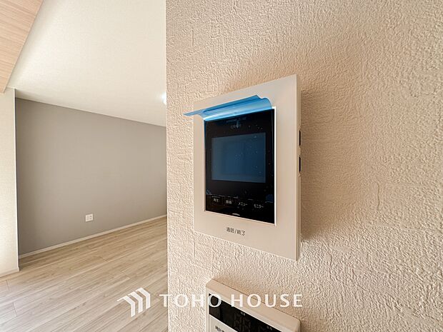 「見える安心」をカタチにしました。誰が来てもわかる様にモニター付きインターホンを設置。