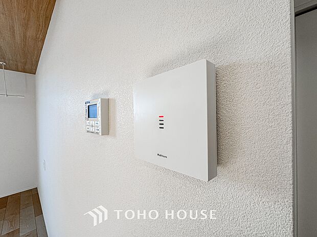 見える安心をカタチにしました。誰が来てもわかる様にモニター付きインターホンを設置。