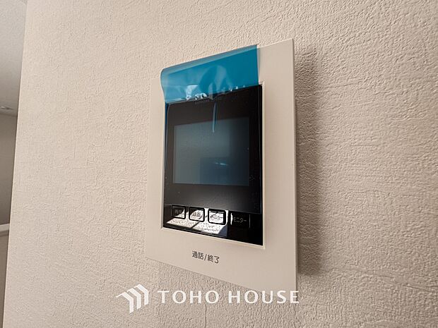 「見える安心」をカタチにしました。誰が来てもわかる様にモニター付きインターホンを設置。