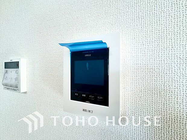 「見える安心」をカタチにしました。誰が来てもわかる様にモニター付きインターホンを設置。