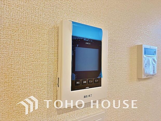 見える安心をカタチにしました。誰が来てもわかる様にモニター付きインターホンを設置。