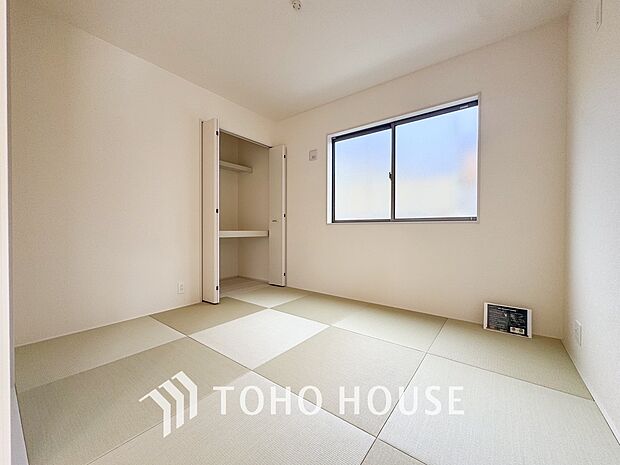 和室はお子様のお昼寝スペースとして、来客用としても最適です。