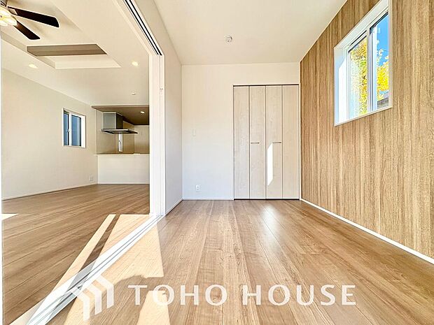 心と体をゆったりと安らげる主寝室。寝室のゆとりが大きい分だけ、暮らしの安らぎは深まります。