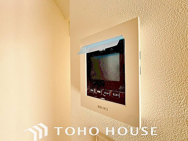 見える安心をカタチにしました。誰が来てもわかる様にモニター付きインターホンを設置。