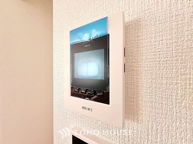 見える安心をカタチにしました。誰が来てもわかる様にモニター付きインターホンを設置。