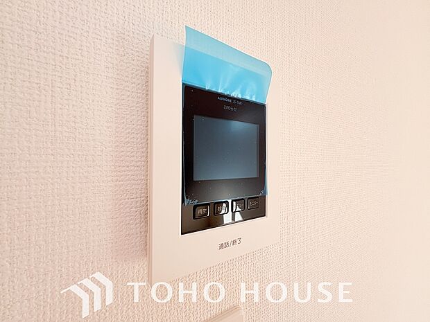 見える安心をカタチにしました。誰が来てもわかる様にモニター付きインターホンを設置。