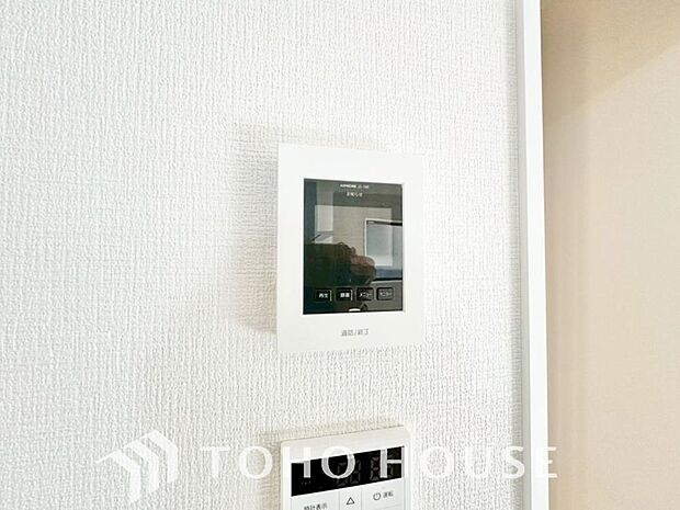 見える安心をカタチにしました。誰が来てもわかる様にモニター付きインターホンを設置。