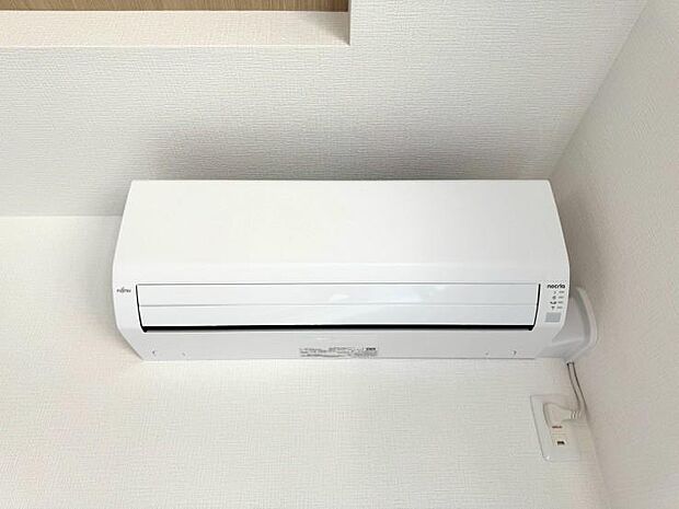 エアコン設置済み。設置工事などの初期費用がカットできるのは嬉しいですね。