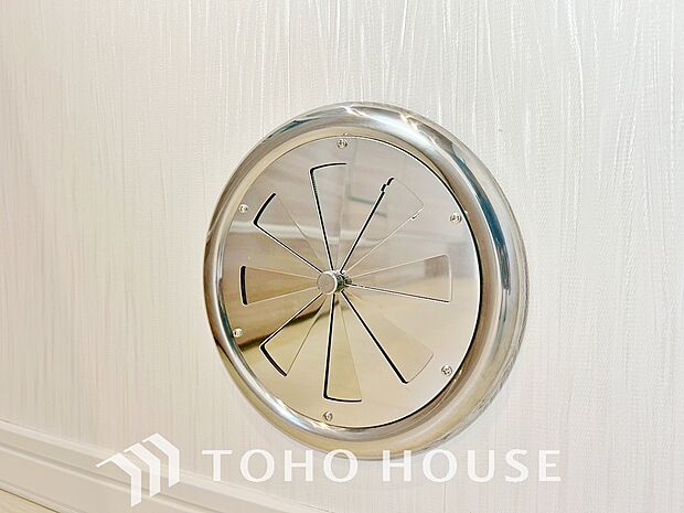 綺麗な家を実現するための設備。常に綺麗な空気を循環することで、お家の中を新鮮な環境にしてれます。