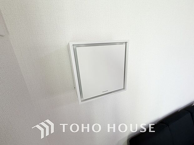 綺麗な家を実現するための設備。常に綺麗な空気を循環することで、お家の中を新鮮な環境にしてれます。