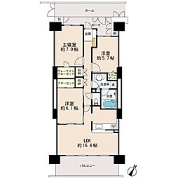 間取図画像 3LDK