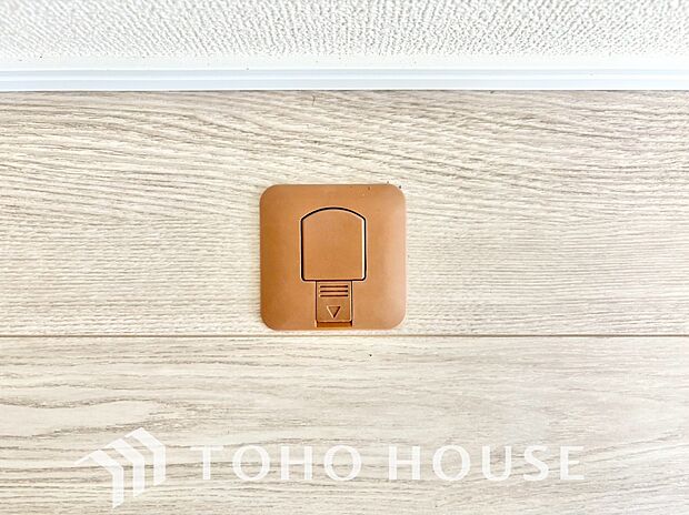 リビングにはガスコンセントを標準で設置されております。暖房はもちろんお鍋にも、冬場は重宝する設備です。