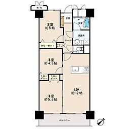 間取図画像 3LDK