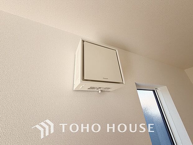 綺麗な家を実現するための設備。常に綺麗な空気を循環することで、お家の中を新鮮な環境にしてれます。