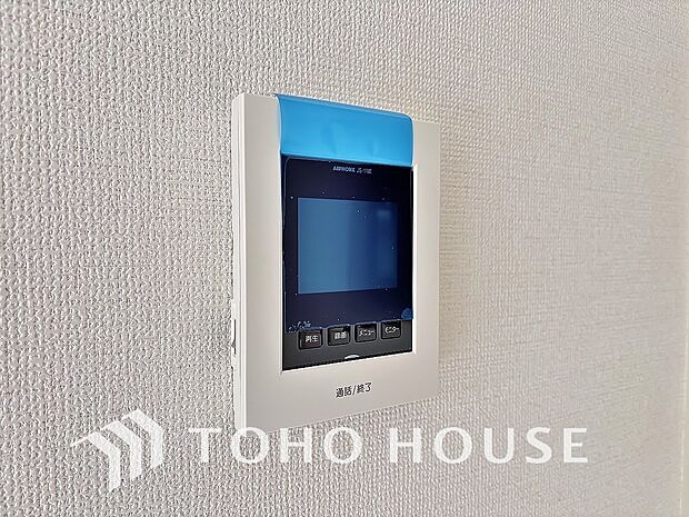 見える安心をカタチにしました。誰が来てもわかる様にモニター付きインターホンを設置。