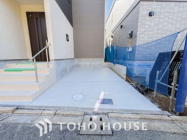 自転車やバイクなど、ゆとりのある敷地で置き場所に困ることはないでしょう。