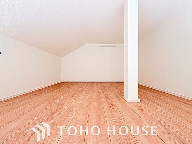 子供の頃に憧れたロフト。趣味の部屋としての活用以外にも収納や寝台として様々な使い方が出来そうですね。