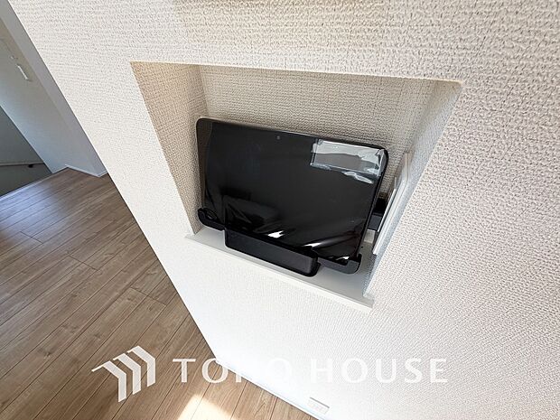 見える安心をカタチにしました。誰が来てもわかる様にモニター付きインターホンを設置。