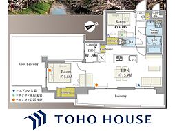 ライオンズマンション船橋本町通り 2LDKの間取図画像
