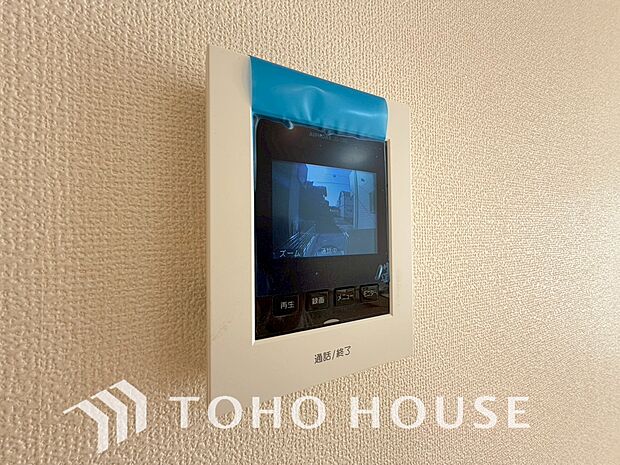 見える安心をカタチにしました。誰が来てもわかる様にモニター付きインターホンを設置。