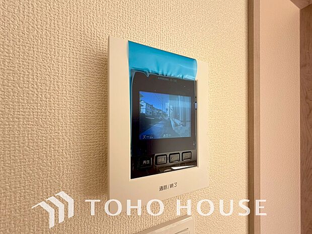 見える安心をカタチにしました。誰が来てもわかる様にモニター付きインターホンを設置。