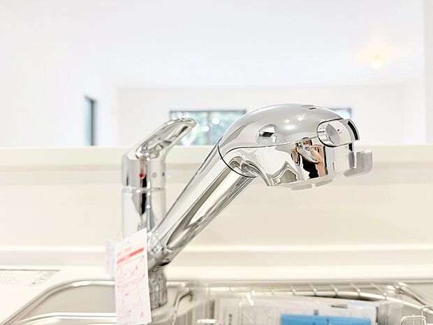 浄水と原水をボタン一つで切り替えられる浄水器一体型水洗。近年主流になりつつある人気の設備です。