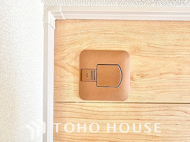 リビングにはガスコンセントを標準で設置されております。暖房はもちろんお鍋にも、冬場は重宝する設備です。