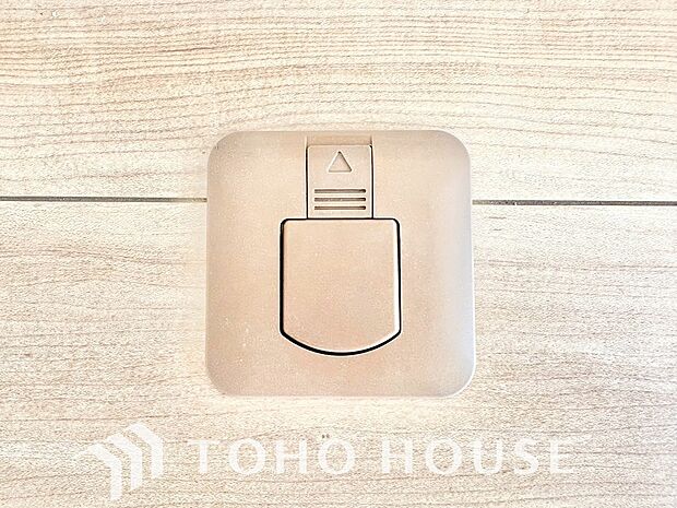 リビングにはガスコンセントを標準で設置されております。暖房はもちろんお鍋にも、冬場は重宝する設備です。