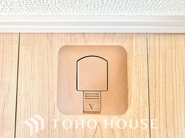 リビングにはガスコンセントを標準で設置されております。暖房はもちろんお鍋にも、冬場は重宝する設備です。