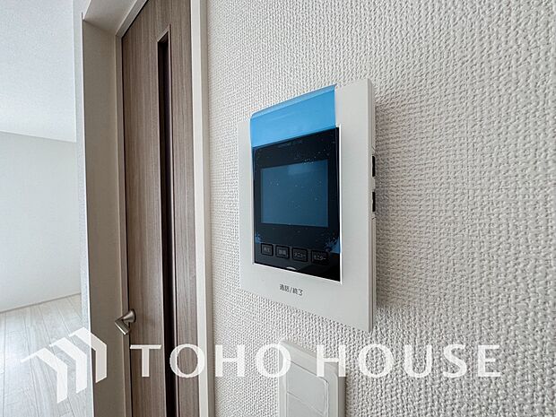 見える安心をカタチにしました。誰が来てもわかる様にモニター付きインターホンを設置。