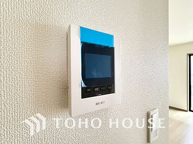 見える安心をカタチにしました。誰が来てもわかる様にモニター付きインターホンを設置。