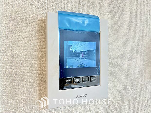 「見える安心」をカタチにしました。誰が来てもわかる様にモニター付きインターホンを設置。