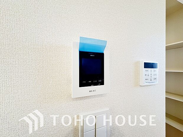 「見える安心」をカタチにしました。誰が来てもわかる様にモニター付きインターホンを設置。