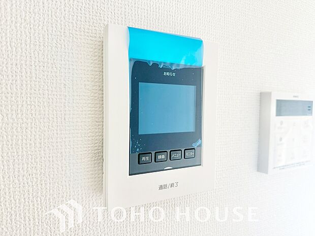 「見える安心」をカタチにしました。誰が来てもわかる様にモニター付きインターホンを設置。