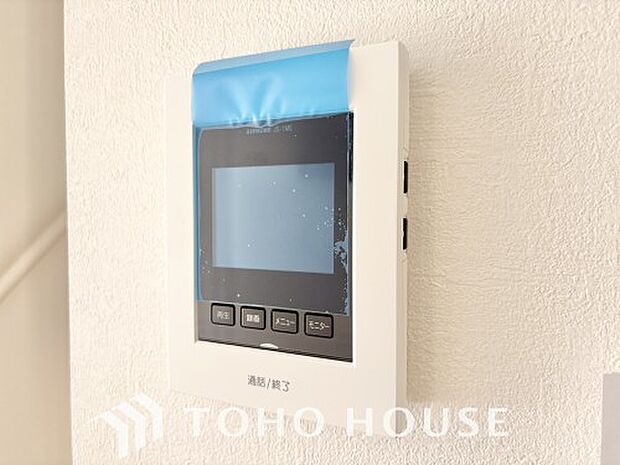 見える安心をカタチにしました。誰が来てもわかる様にモニター付きインターホンを設置。