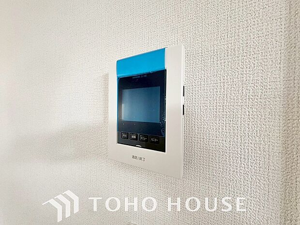 見える安心をカタチにしました。誰が来てもわかる様にモニター付きインターホンを設置。