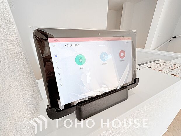 「見える安心」をカタチにしました。誰が来てもわかる様にモニター付きインターホンを設置。