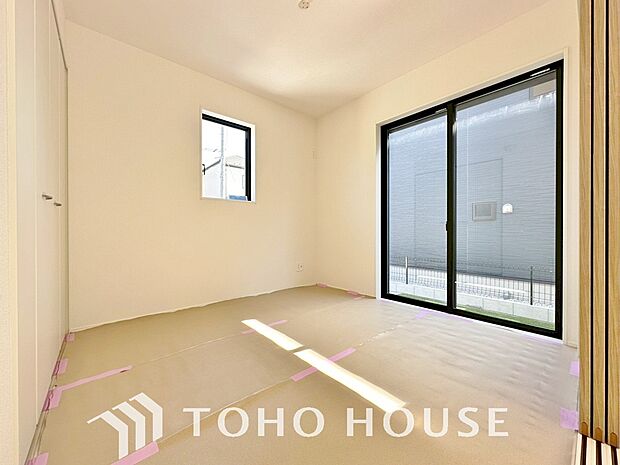 和室はお子様のお昼寝スペースとして、来客用としても最適です。