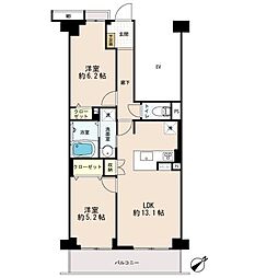 モア・ステージ新浦安 3LDKの間取図画像